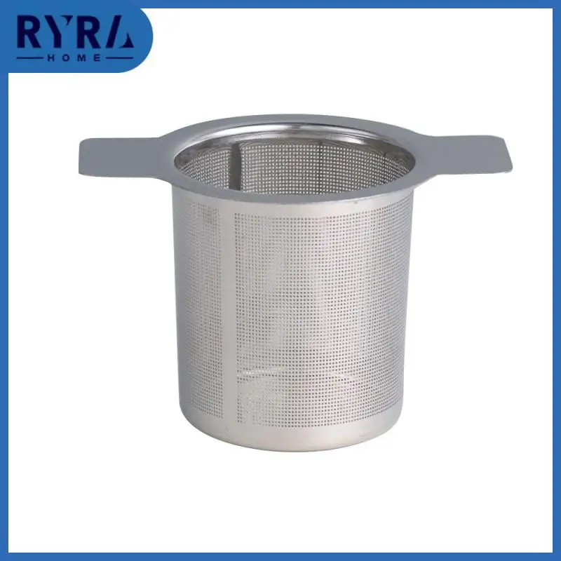 

Kitchen Accessory Stainless Tea Strainer Reusable Tea Filter Mesh Tea Infuser Small Holes Kitchen Tool Teakettle Locking