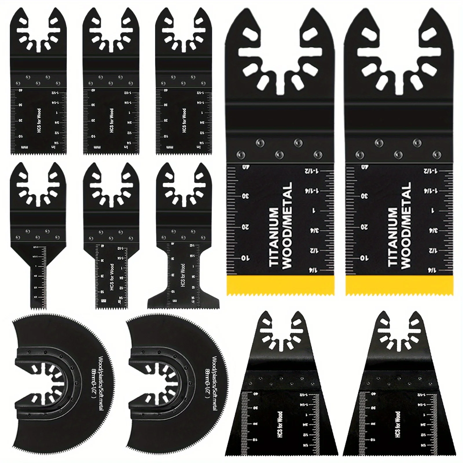 Быстросъемные лезвия для пилы 12 шт.