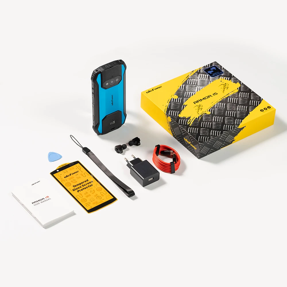 Ulefone Armor 15 IP68 Rugged Cellphone Android 12 Helio G35 Smartphone 6G+128G 5.45