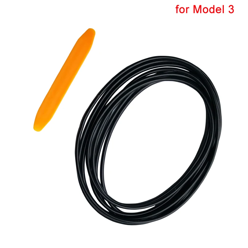

Автомобильный люк на крыше, уплотнительная лента на крыше, эластичная лента, снижение шума ветра, тихая резина, пылезащитный комплект уплотнений для Tesla Model 3 Y