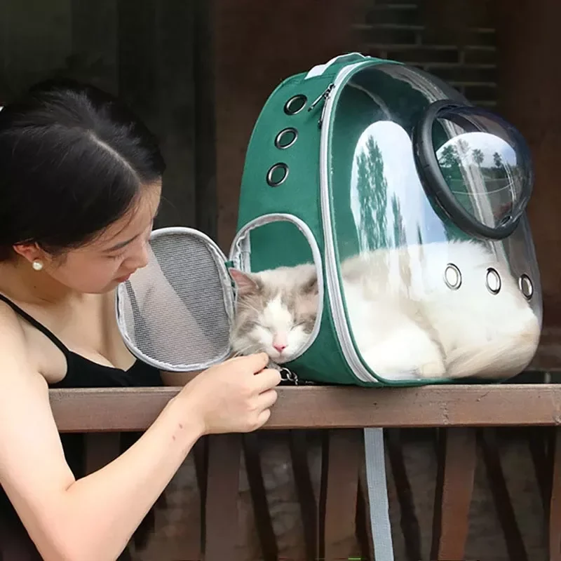 

2023 Astronaut Window Bubble Carrying Travel Bag Pets Space Breathable Capsule Transport Dog Cat Transparent Backpack Pet Carrie