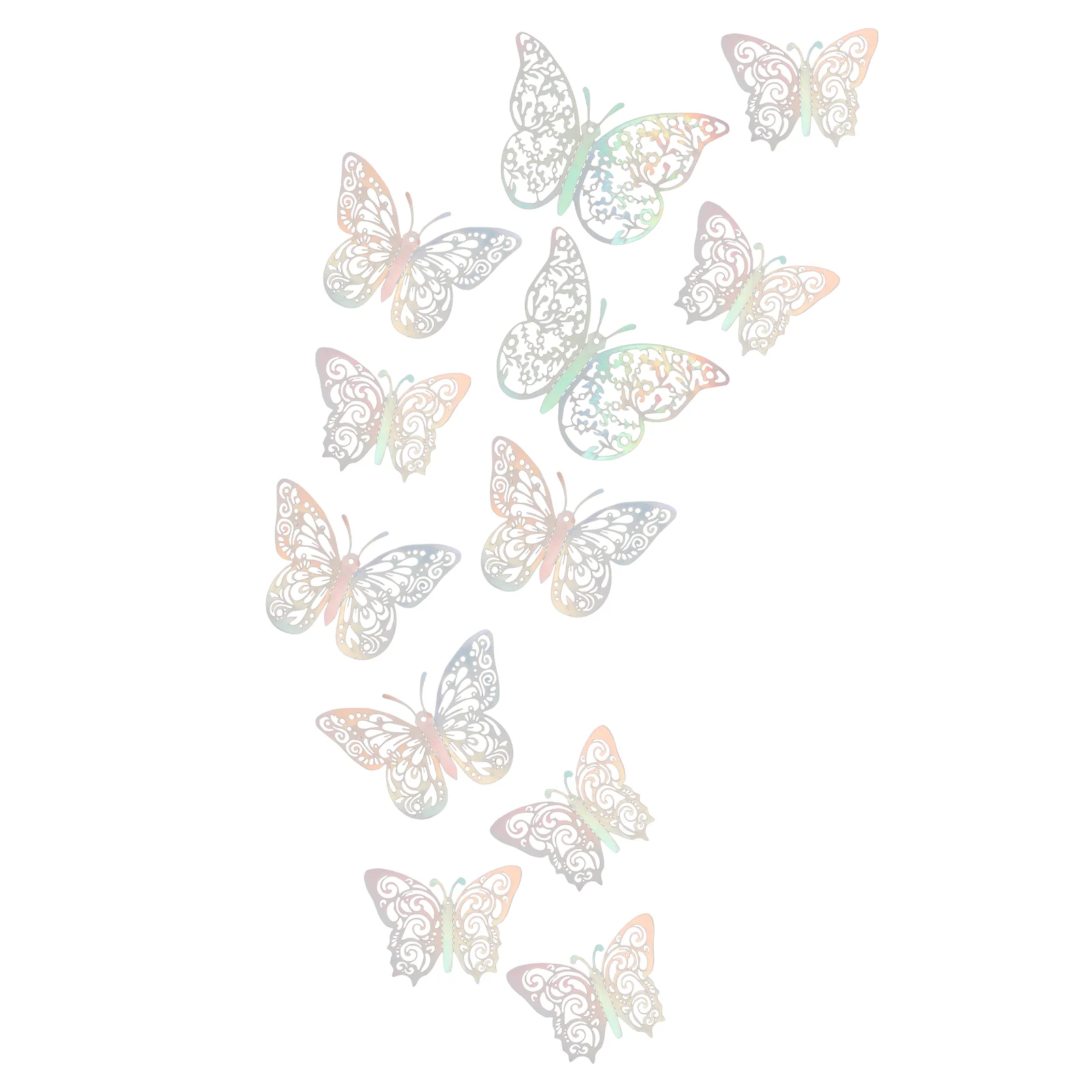 

Wall Butterflies Stickers Decorations Decals 3D Decal Sticker Decorative Party 70S Decor Mural Room Kids Nursery Adhesive Window