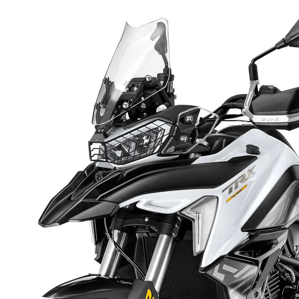 

2023 2022 New TRK 702 702X Motorcycle Headlight Grill Guard Protection Cover Protector For Benelli TRK702 TRK702X 2022-2023