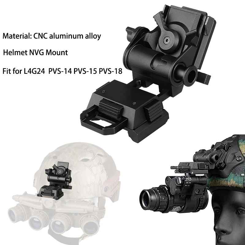 Night Vision Goggles NVG Binoculars And Monocular Universal Helmet Mount CNC Aluminum Alloy Fit for PVS-14 PVS-15 PVS-18 GPNVG18