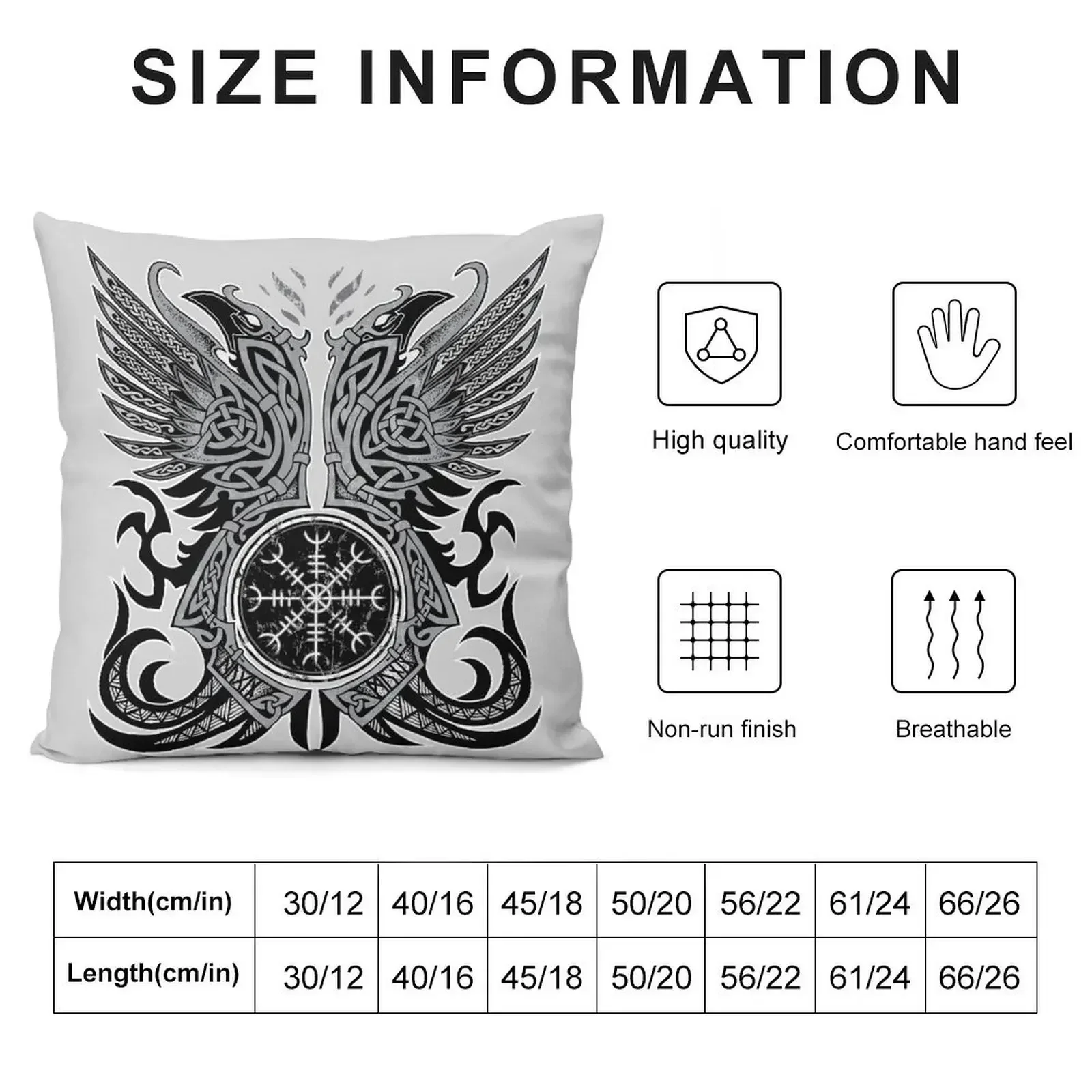 Huginn &amp Muninn Рейвенс Одинна Подушка Чехлы для диванов Рождественские подушки