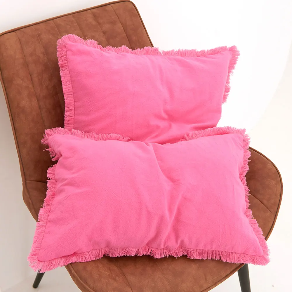 Квадратный чехол на подушку в скандинавском стиле