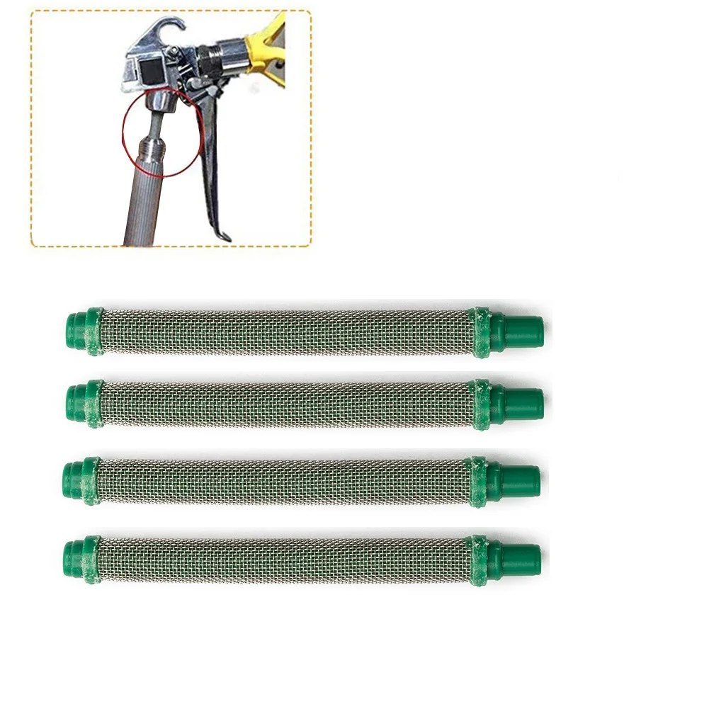 

5pcs 30Mesh Airless Wager Spray Gun Fine Tool Filter Green Thread Spraying Power Tool Replacement Construction Hand Airbrush