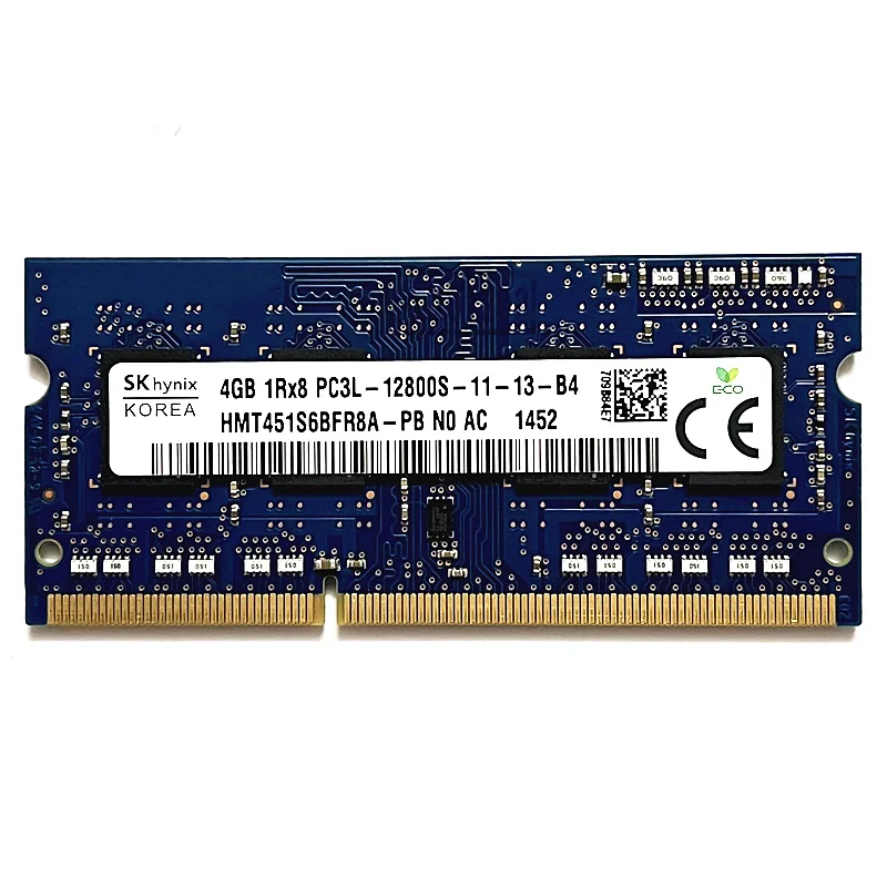 

Оперативная память для ноутбука SK hynix DDR3 4 Гб 1600 МГц SODIMM 4 Гб 1Rx8 PC3L-12800S-11-13-B4 204pin