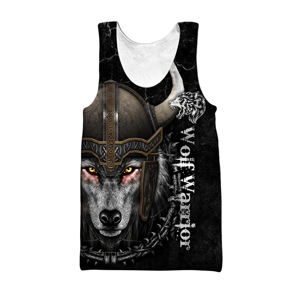 

CLOOCL Brand Tank-Tops Beautiful Animal Wolf 3D Graphics Male Vest Street Harajuku Style Fitness Sleeveless Sports Men Tank-Tops