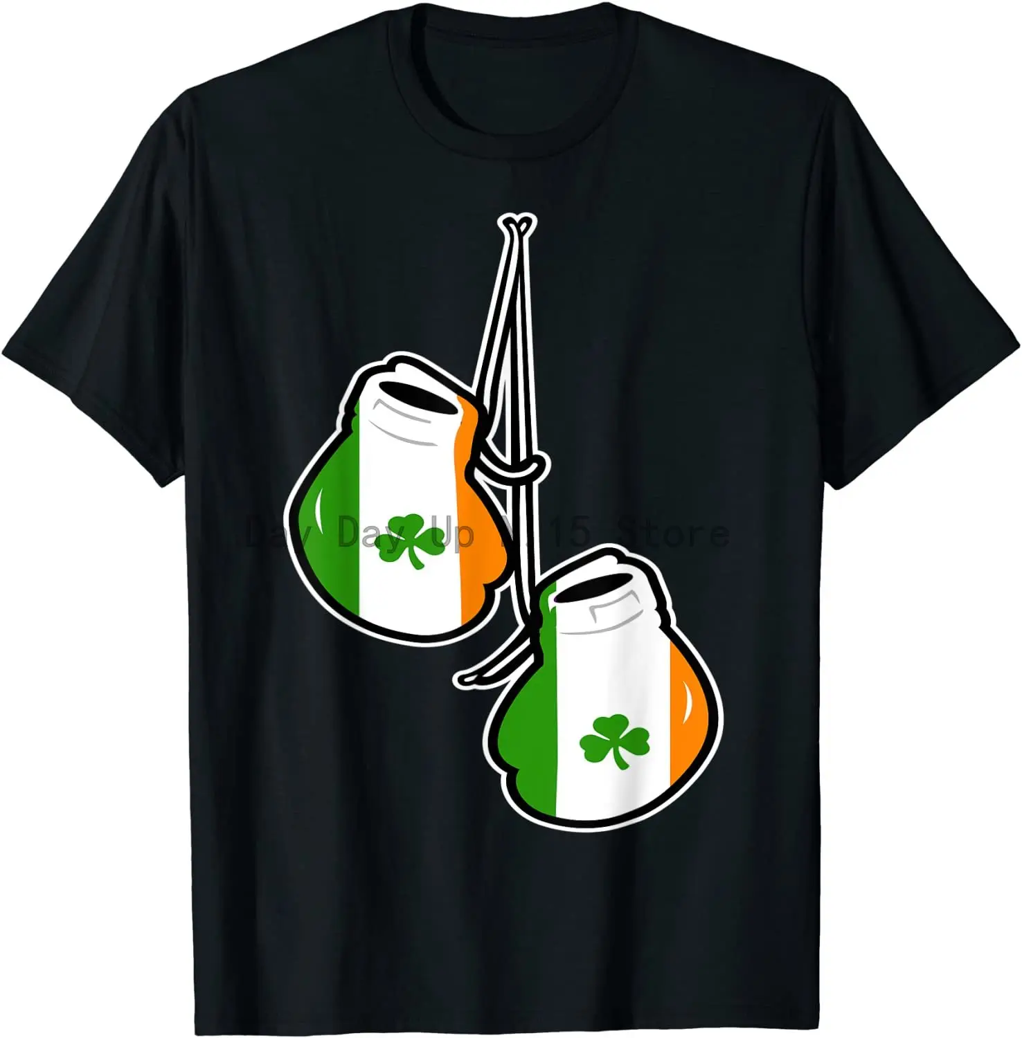 

Ireland Flag Shamrock Irish boxing gloves t-shirt