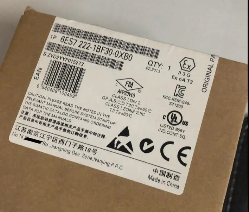 

New Original In BOX 6ES7222-1BF30-0XB0 6ES7 222-1BF30-0XB0 {Warehouse stock} 1 Year Warranty Shipment within 24 hours