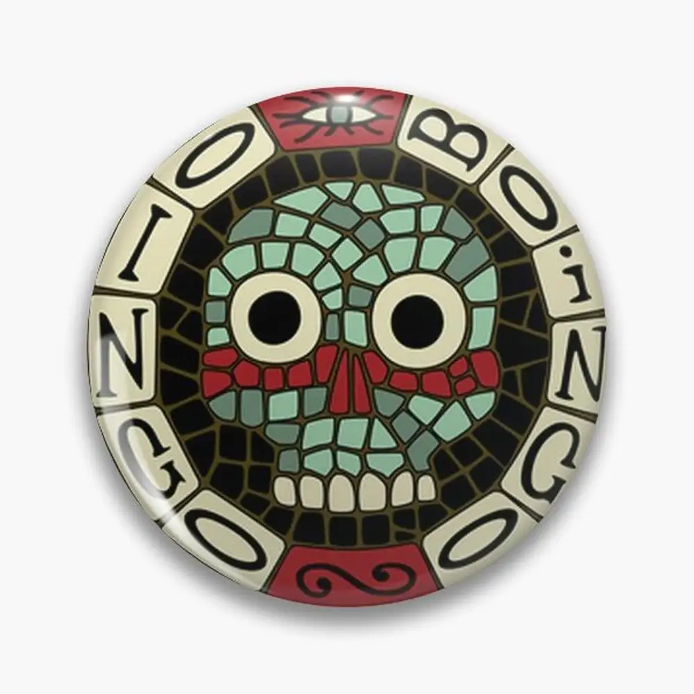 

Пластиковая брошь Oingo Boingo