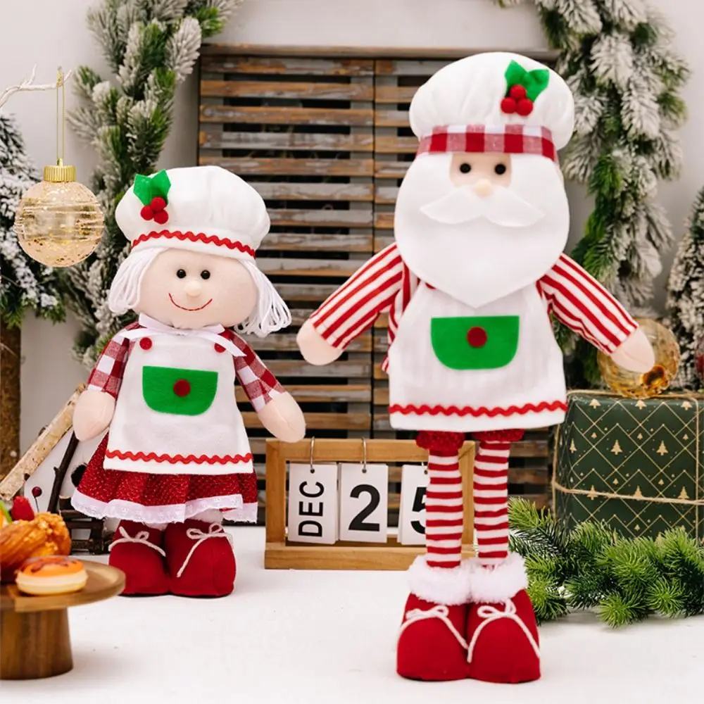 Милые рождественские телескопические куклы украшения стоящий мультяшный