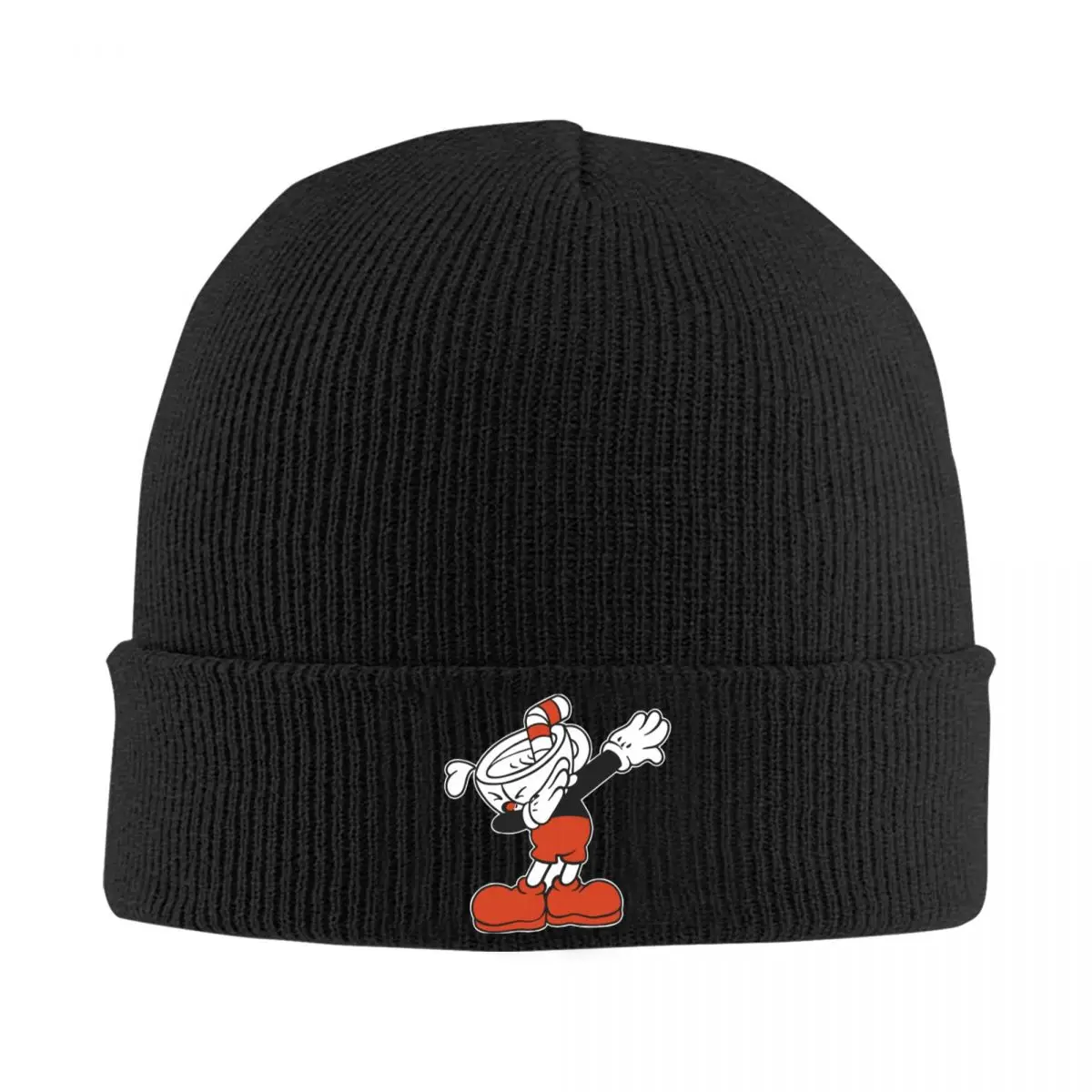 Вязаные шапки Cuphead Still Life Cup для женщин и мужчин зимние кепка в стиле аниме хип-хоп
