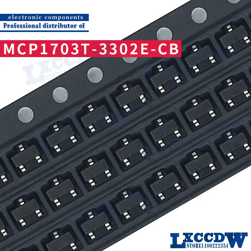 10 шт. MCP1703T-3302E/CB SOT-23 MCP1702T MCP1703T -5002E/CB -2502E/CB -3002E/CB -1802E/CB MCP1700T -3302E/TT -3002E/TT -2502E/TT
