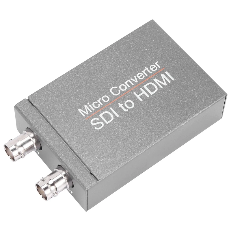 

Адаптер SDI-HDMI Mini 3G HD SD-SDI Video Mini с автоматическим обнаружением аудио и форматов для камеры