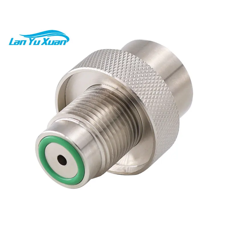 

Stainless Steel DIVING Compressor CHARGING ADAPTER 232 Bar DIN outlet to 300 Bar Din inlet Thread G5/8