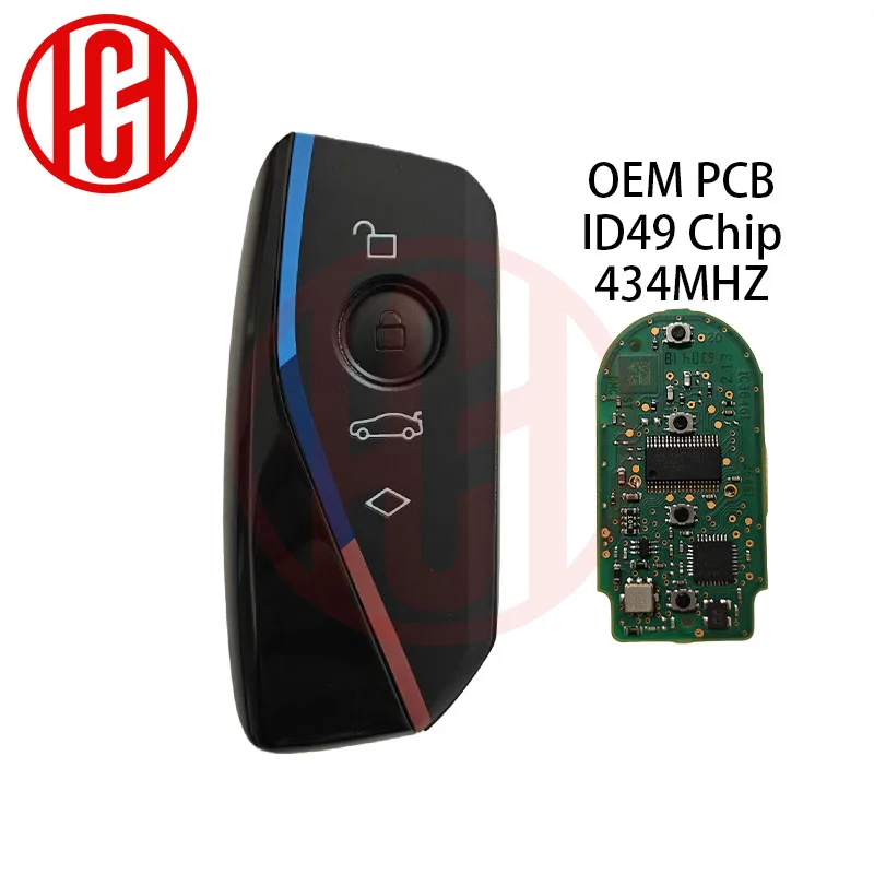 

Модифицированный ID49 PCF7945 PCF7953 чип 315/434/868 МГц автомобильный дистанционный ключ для BMW 1 3 5 6 7 серии F шасси CAS4 + FEM 4 кнопки