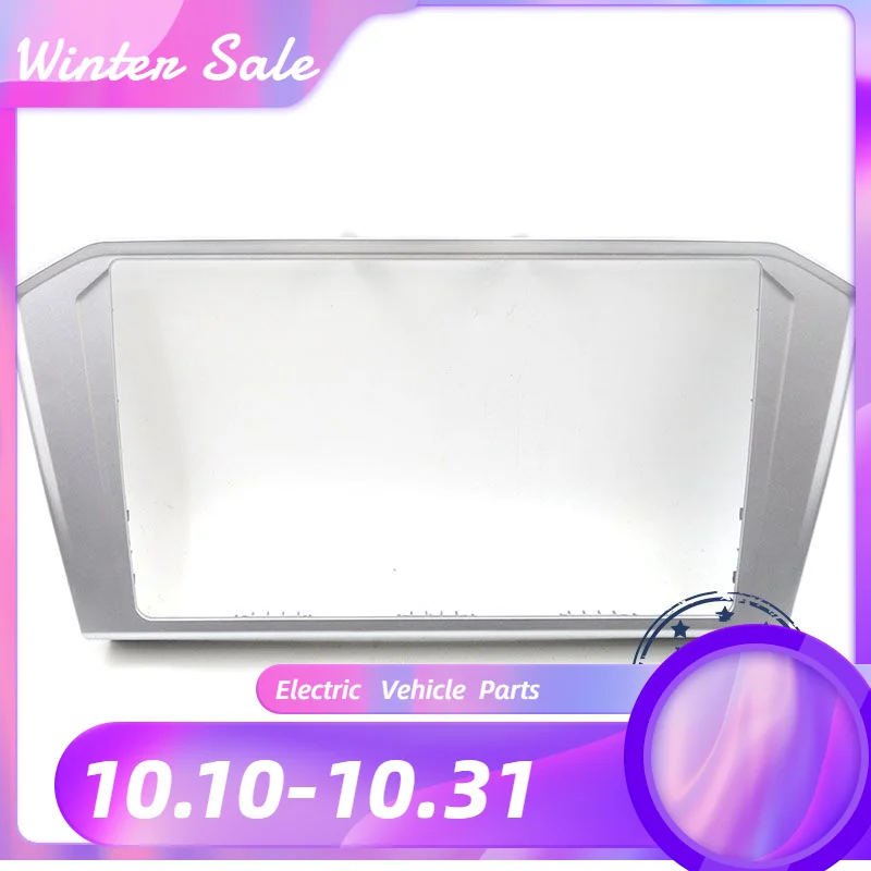 

RHD LHD 3GD858069 Zeroclearance 8 inch MIB 3 CD box trim Radio frame panel CD Plates For VW Passat B8 2018 3GD 858 069 Silver