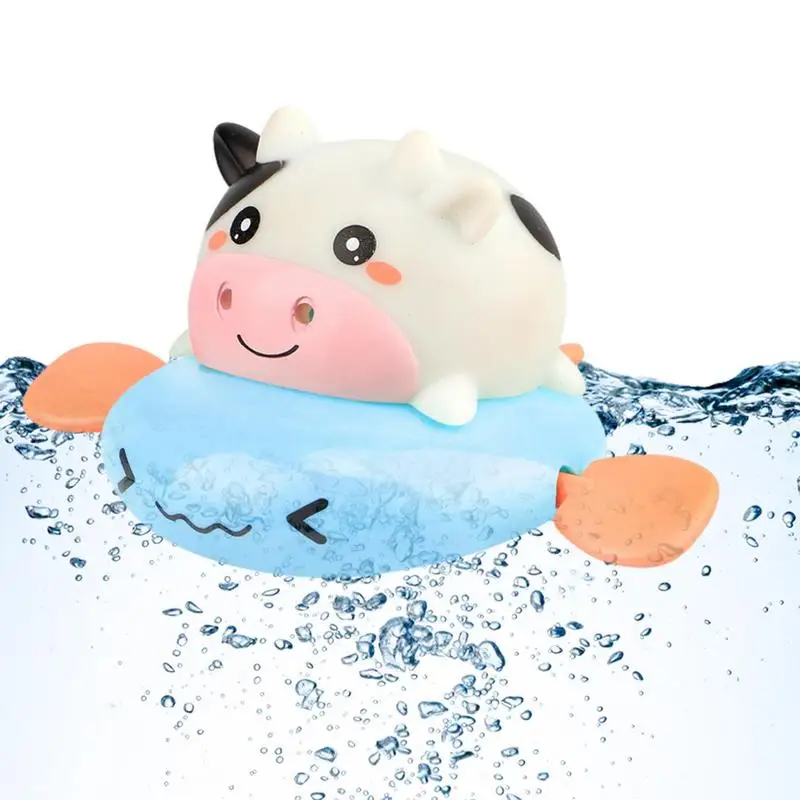 

Cow Bath Toy Bathtub Toy For Toddler Swimming Crab Penguin Water Toy Fun Pool Toy And New Parent Gift Bath Time Water Toy