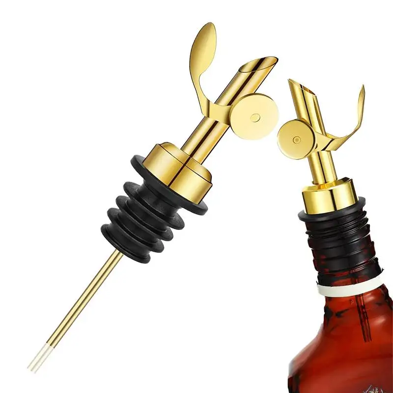 

Olive Oil Bottle Sprayer Sauce Leak-Proof Plug Stopper Oil Dispenser Boat Nozzle Liquor Wine Pourer Kitchen Bar Cooking Tool