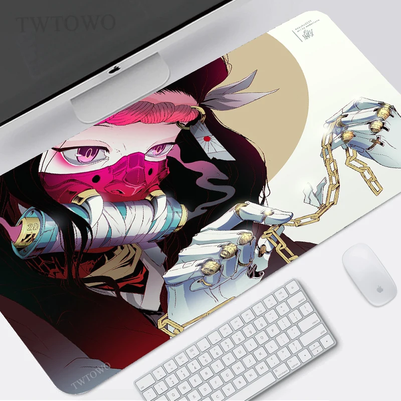 

Anime Demon Slayer Kimetsu No Yaiba Mouse Pad Gaming XL New HD Mousepad XXL Mouse Mat Anti Slip Natural Rubber Soft Laptop