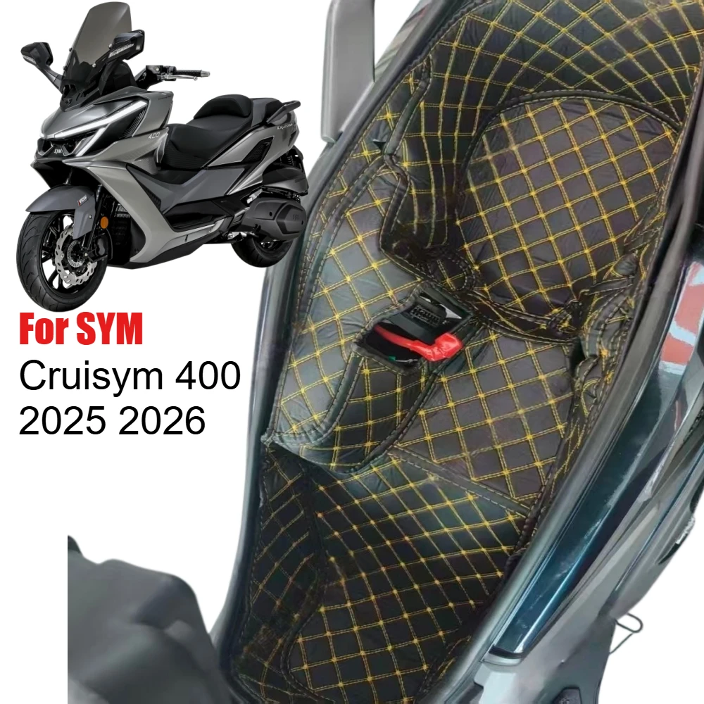 Фото Для мотоцикла SYM Cruisym 400 2025 2026: модифицированное сиденье-подушка, подушка для туалетного сиденья, подушка для сиденья-багажника, аксессуары №1