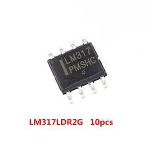10pcs LM317 LM317LD LM317LM LM317LDR2G SMD SOP-8 Regulador de voltaje IC Chip en stock al por mayor