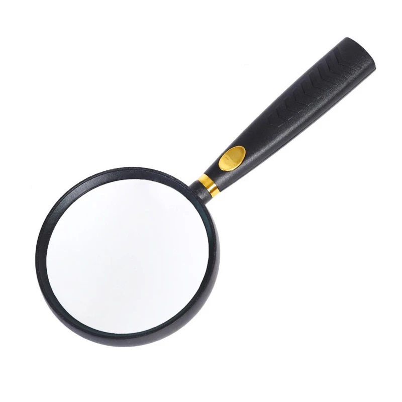 

5X Magnifying Glass Handheld Reading Magnifier with Anti-slip Handle for Seniors