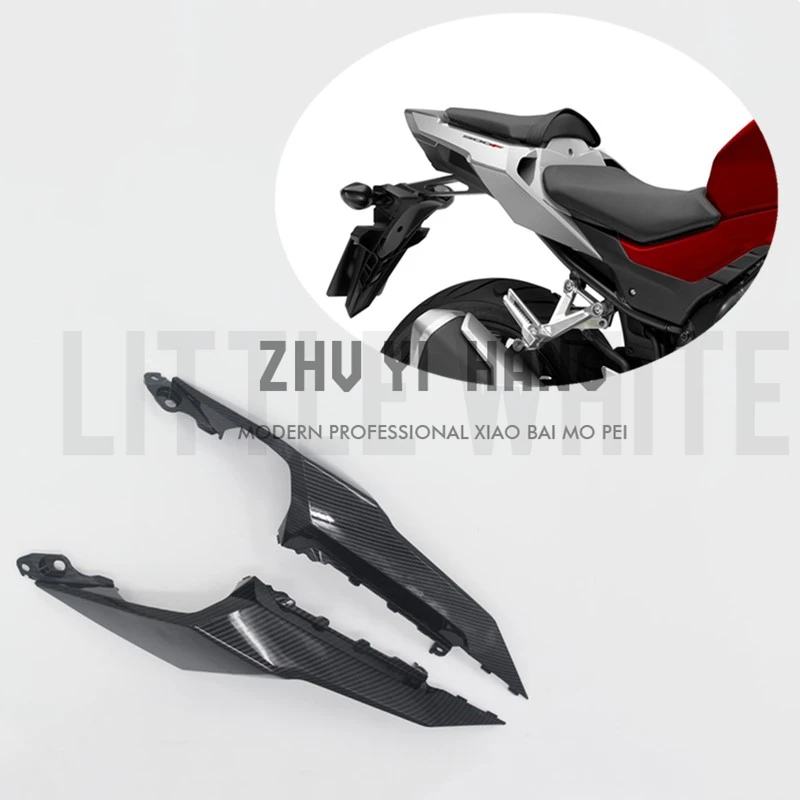 

Краска из углеродного волокна, задний хвост мотоцикла, левая и правая боковые панели, обтекатель, подходит для Honda CB500F 2016-2018