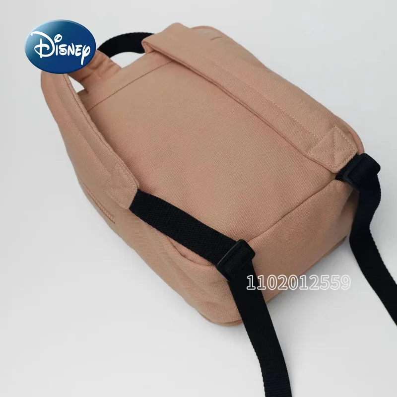 Disney Minnie New Girls' Backpack Cartoon Cute Girls' School Bag Vintage Fashion Leisure Travel Mini Backpack Large Capacity