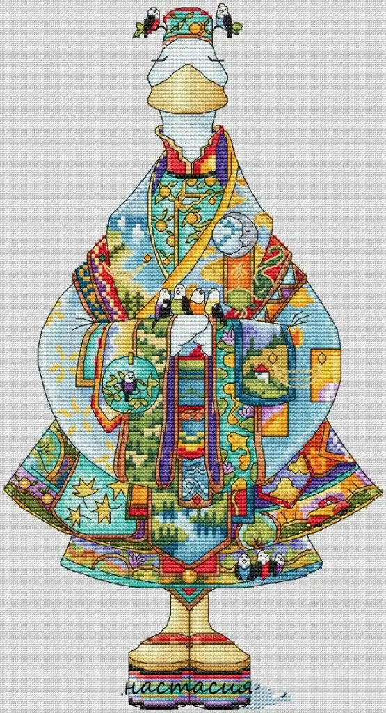 Набор для вышивки соска Гусь комплект крестиком 28-44 11CT 14CT 18CT сделай сам