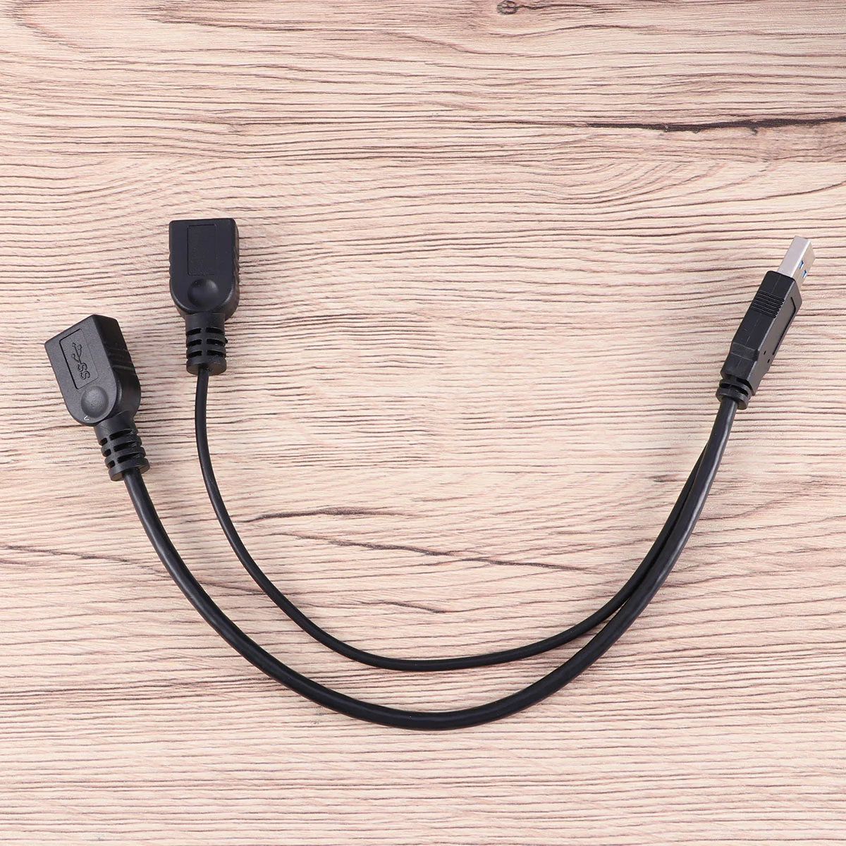 

1pc Cable Double USB Ports Premium USB Cable USB Hub Adapter for Computer PC