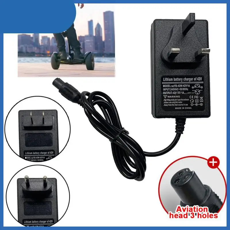 

Electric Scooter Charger 42V 1A Adapter for Xiaomi / Hoverboard Electric Scooter Accessories Battery Charger US / UK / EU Plug