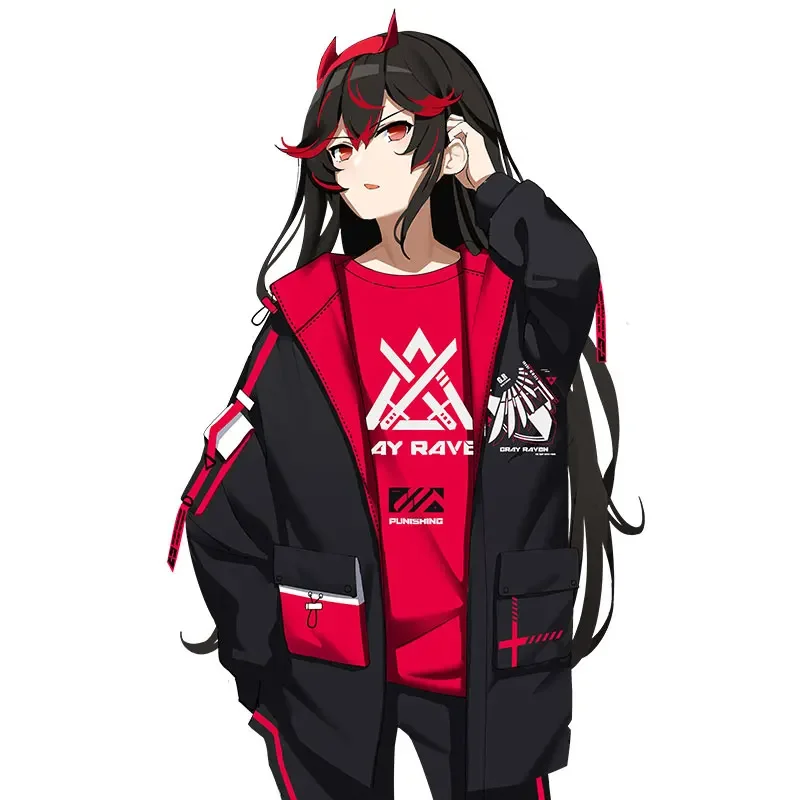 Одежда для косплея Lucia с капюшоном из серого ворона костюм униформа