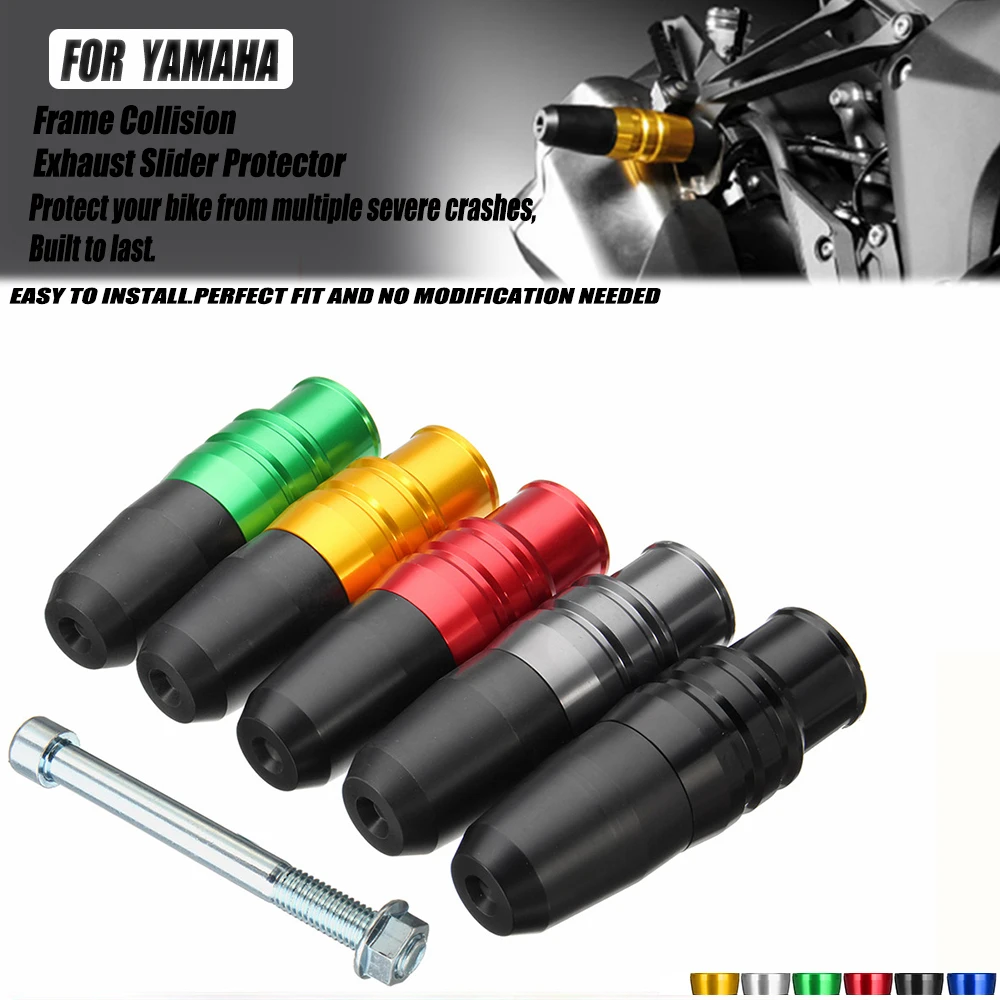 

Для YAMAHA MT-03 MT-25 MT-07 MT-09 MT-10 MT-01 FZ-07 FZ-09 XSR мотоцикла CNC защитные поломки выхлопных газов