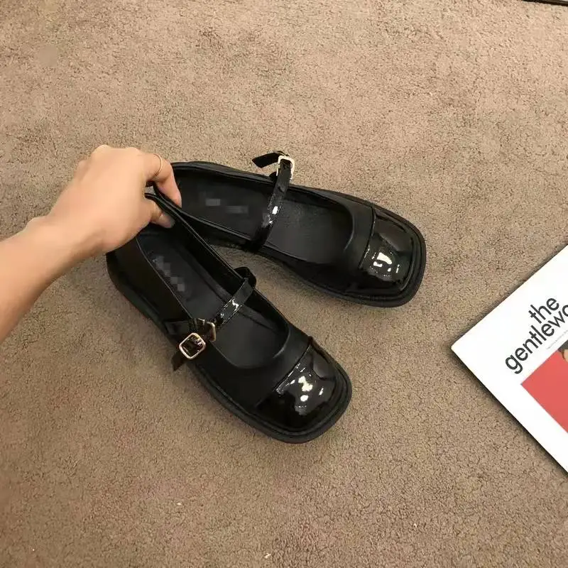 

Женские туфли-оксфорды на низком каблуке, модель 2022 года, Женская обувь в британском стиле, Разноцветные Повседневные кроссовки с круглым н...