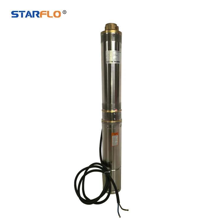 

STARFLO SF4SC4/5-48 Borehole Solar Powered Agriculture Submersible Dc Pump Solar Water Pump for Deep Well