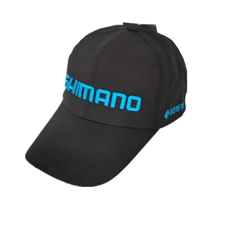 

2022 Spring Summer Fishing Caps Men Cotton Black Fishing Hats Sun Protection Sports Hat SHIMA