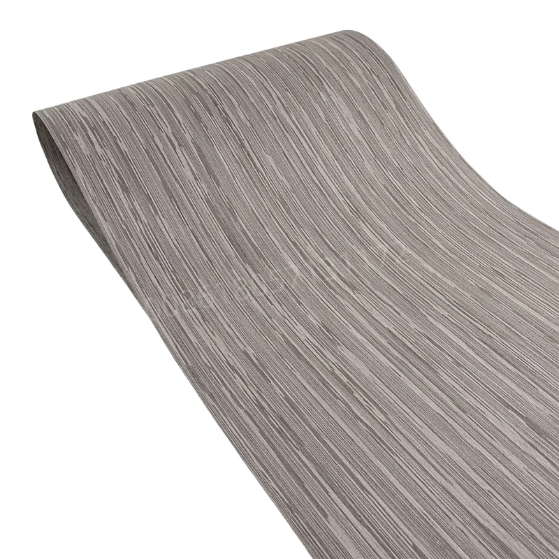 Восстановленный производственный шпон Сантало-серого дерева с прямым зерном E.V.