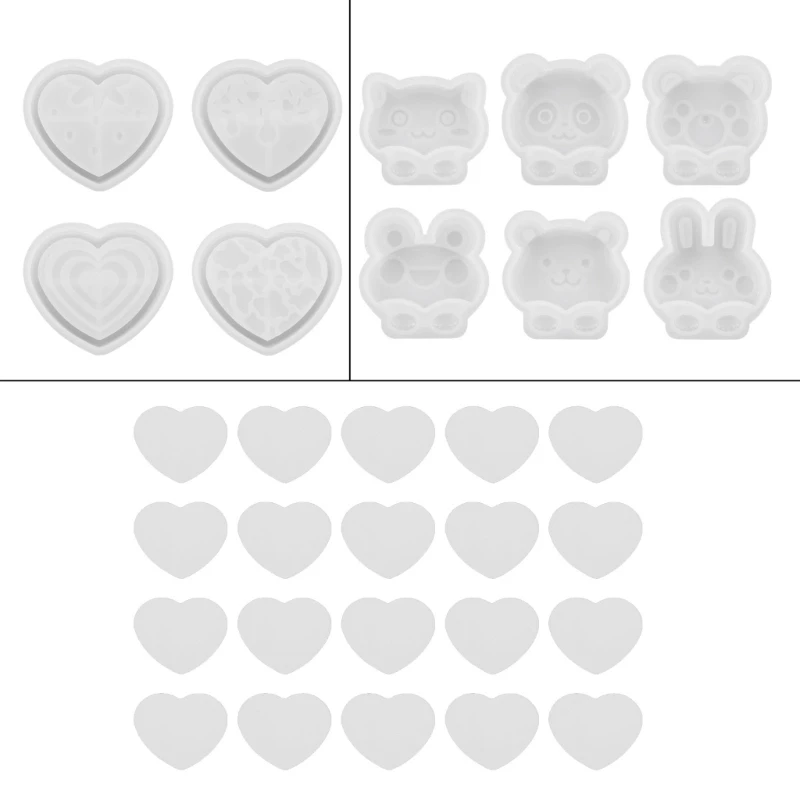 Встряхиваемые фигурки животных из смолы DIY силиконовые формы для ювелирных