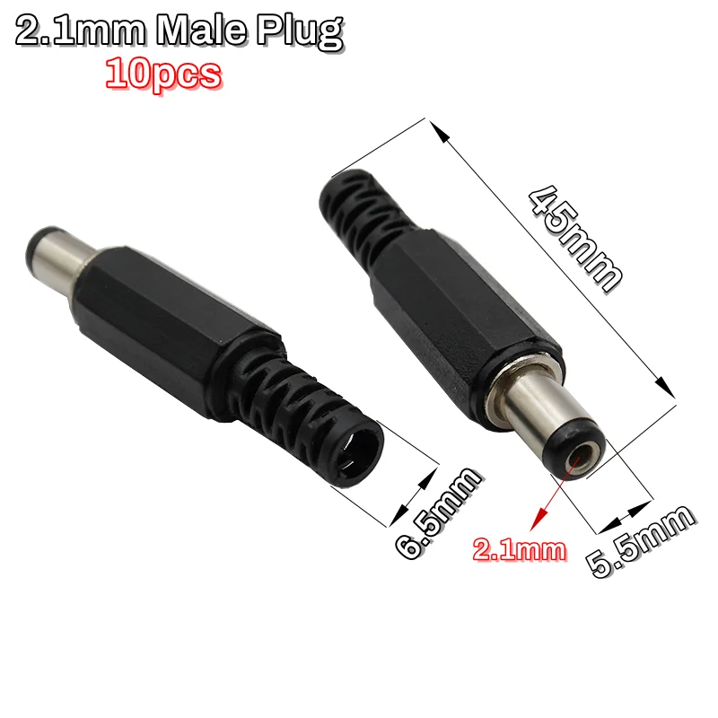 

Набор разъемов питания DC005 10 шт