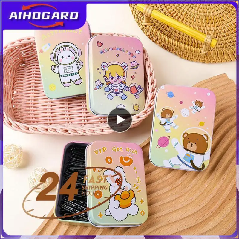 Креативная Милая жестяная коробка для хранения металлическая упаковка