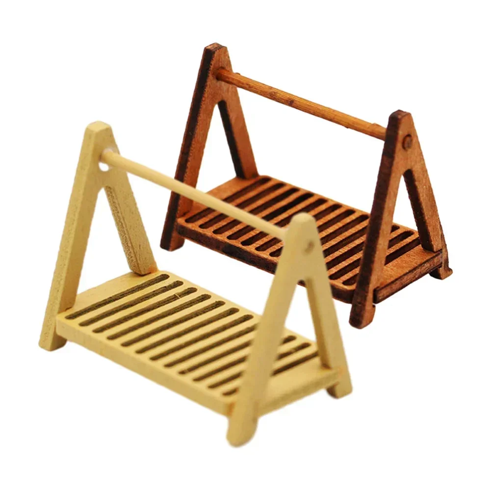 1 шт. 1:12 кукольный домик миниатюрная деревянная подставка для хлеба полка торта