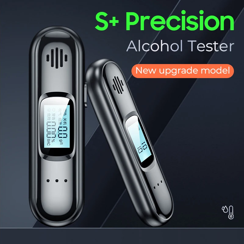 

Alcohol Tester Professional Breathalyzer Digital Alcohol Breath Tester Alcohol Detection Device Alcoholimeter Analyzer Detector
