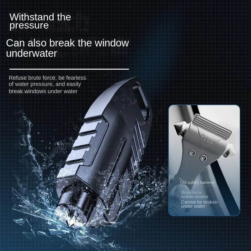 

Portable Emergency Escape Tool, Automobile Safety Hammer: Safety Belt Cutter window Breaking Machine
