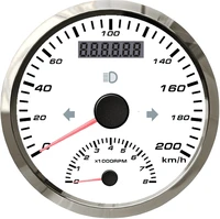 gps speedometer 85mm waterproof ip67 odometer adjustable trip switchable for marine auto trucks motorcycles