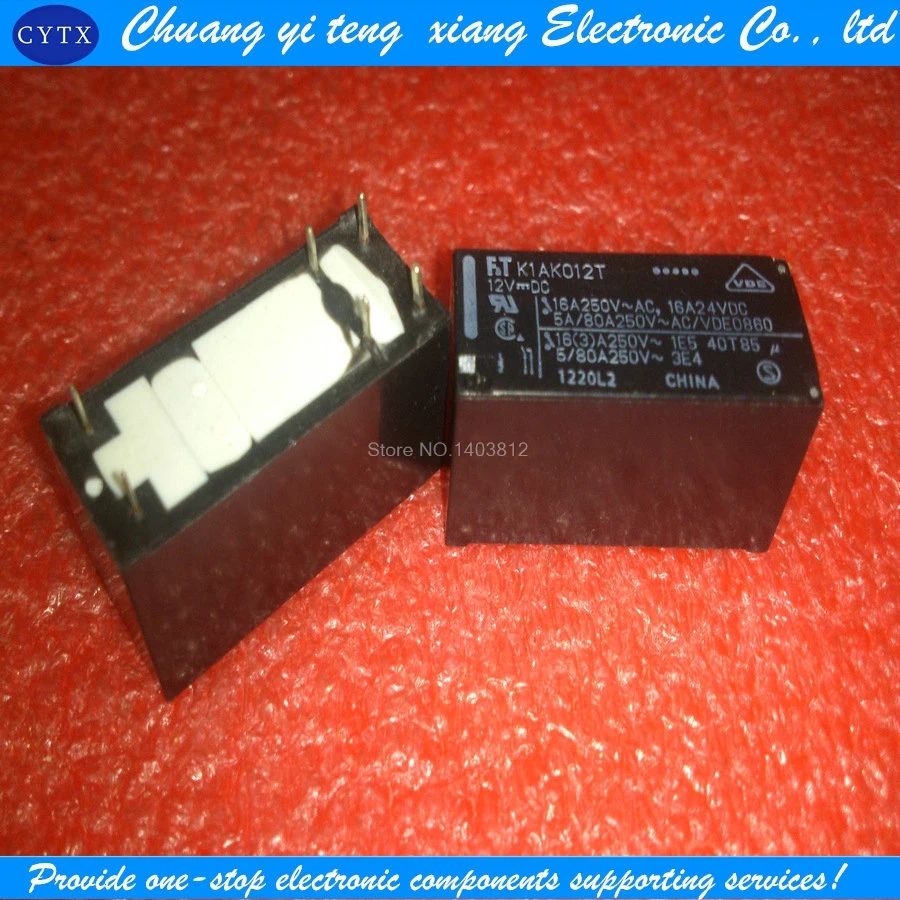 

FTR-K1AK012T DC12 16A 6-контактный DIP 10 шт./партия