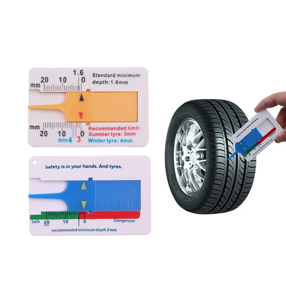 

Глубиномер для протекторов автомобильных колес 0-20 мм, измеритель глубины протектора, пластиковый инструмент для измерения глубины протектора шин
