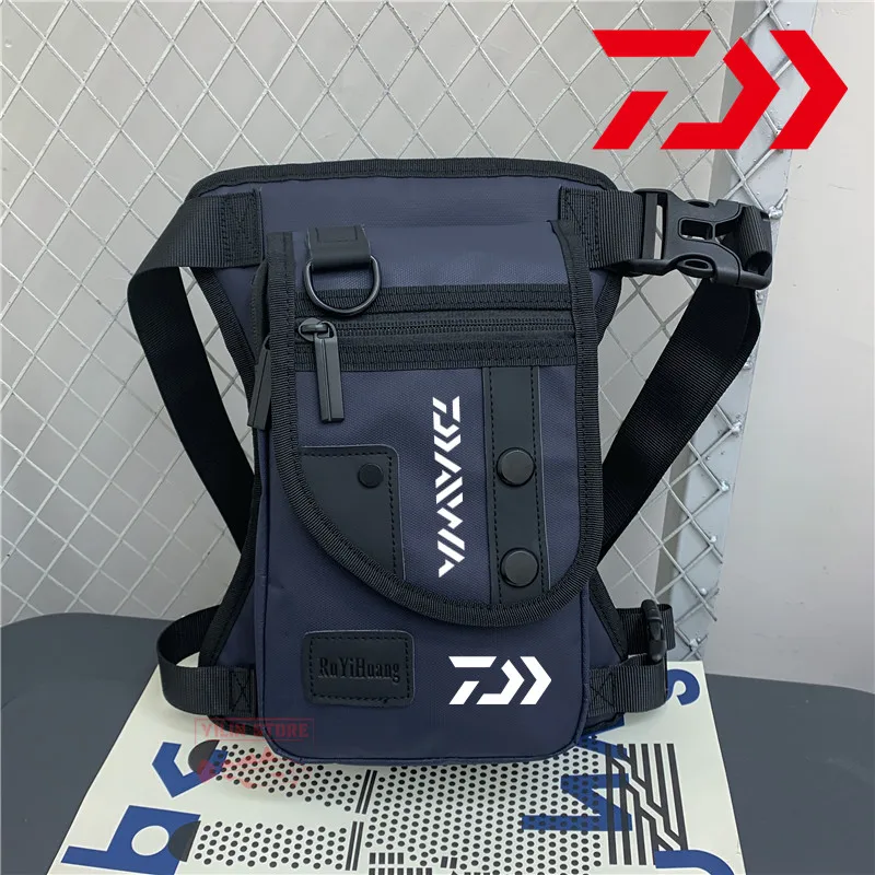 

2023 Daiwa Fishing Bag Men's Tactical Leg Bag Photography Sports Leg Bag Outdoor Climbing Diagonal Waist Bag Fishing Riding Bag